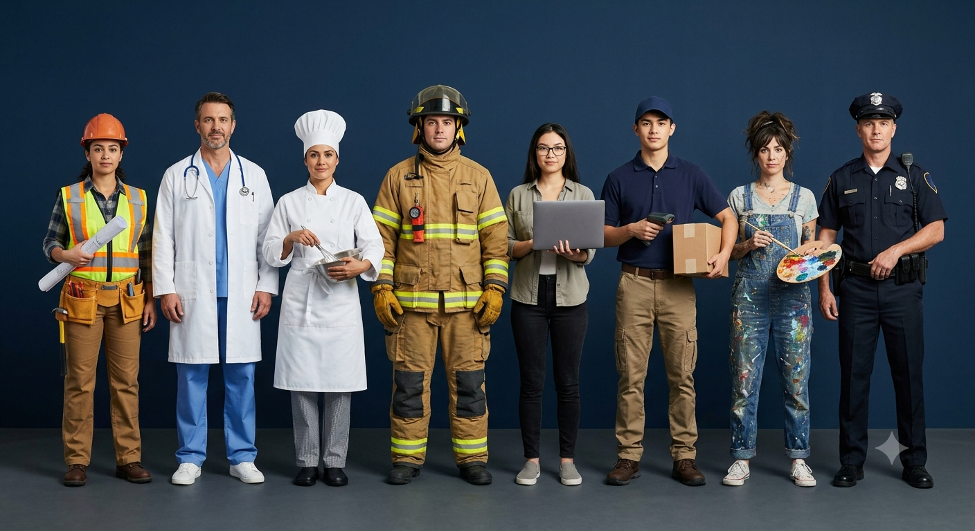 Profesionales canadienses diversos